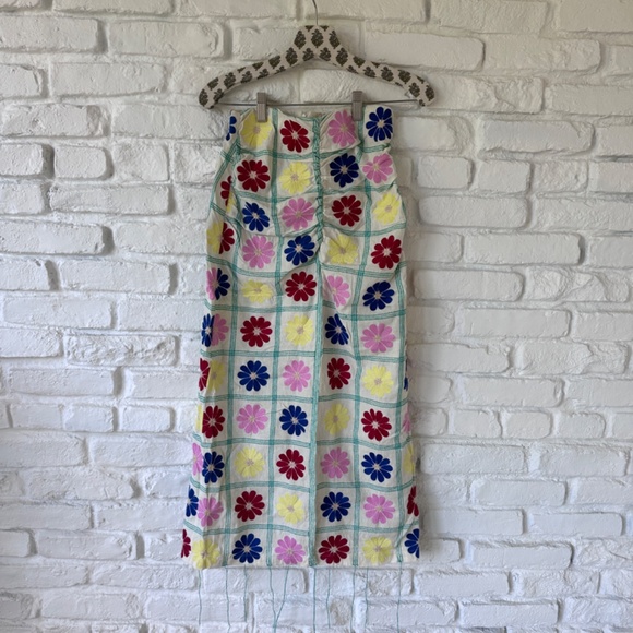 Zara Limited Edition Embroidered Flower Set *READ - Picture 2 of 10